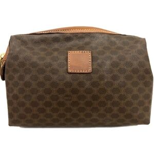 Celine Brown and Tan Toiletry Bag